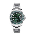 Divers-style watch, green