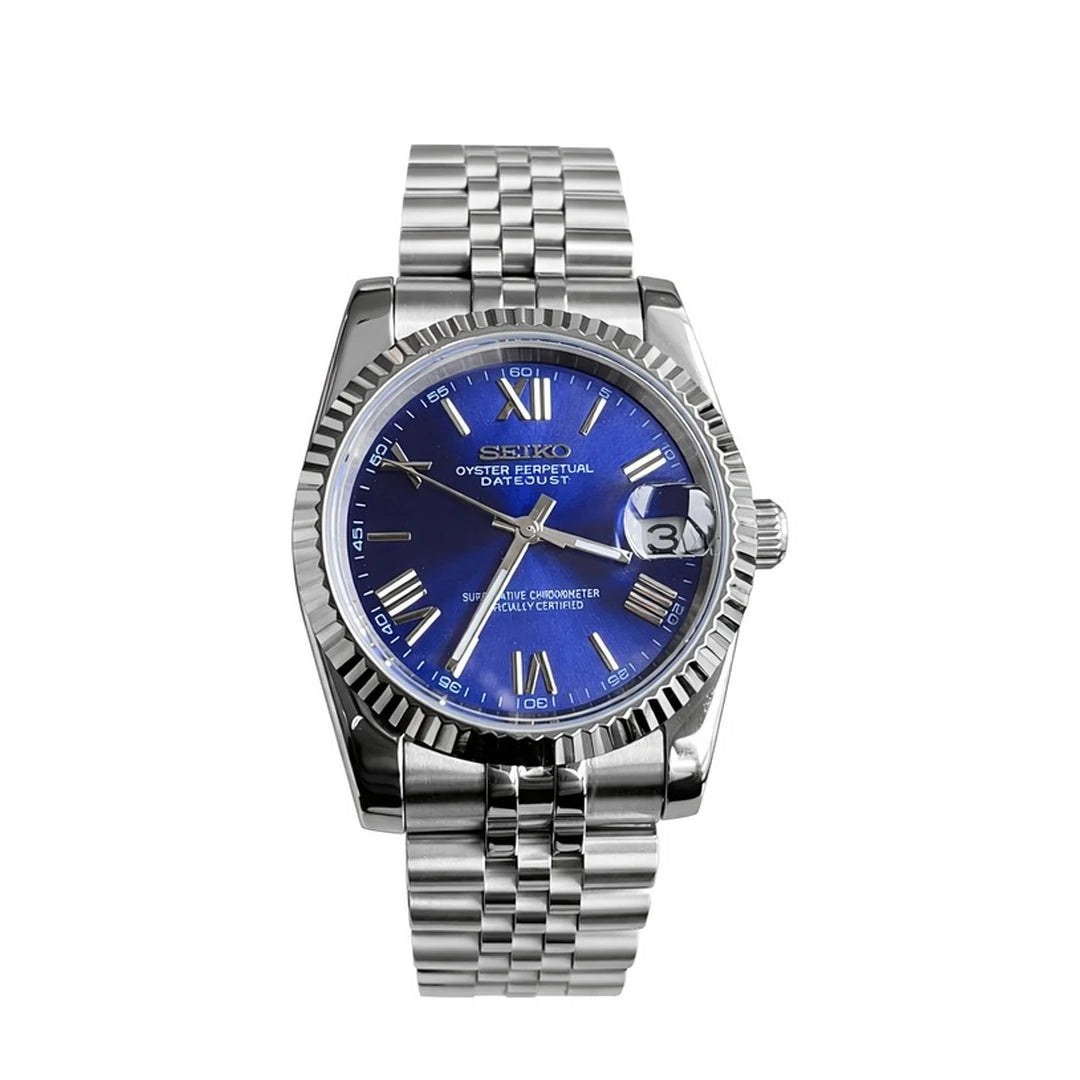 Blue Roman Dial watch