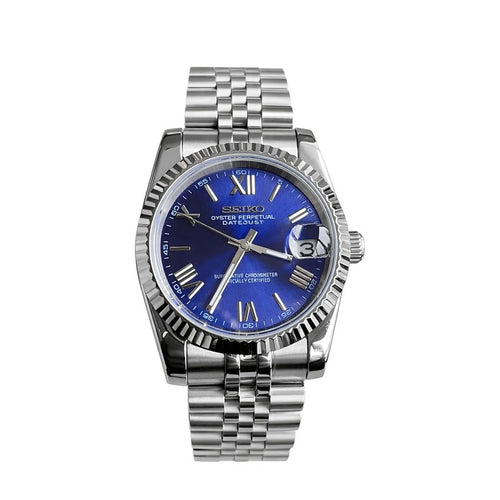 Blue Roman Dial watch