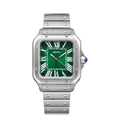 Green Roman Square watch